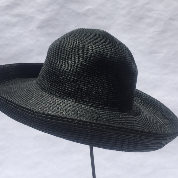 Sydney Harbor Adjustable Black 100% Paper Hat - Picture 3 of 7